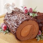 Christmas Chocolate Log Cake