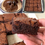 Salted caramel brownies: 