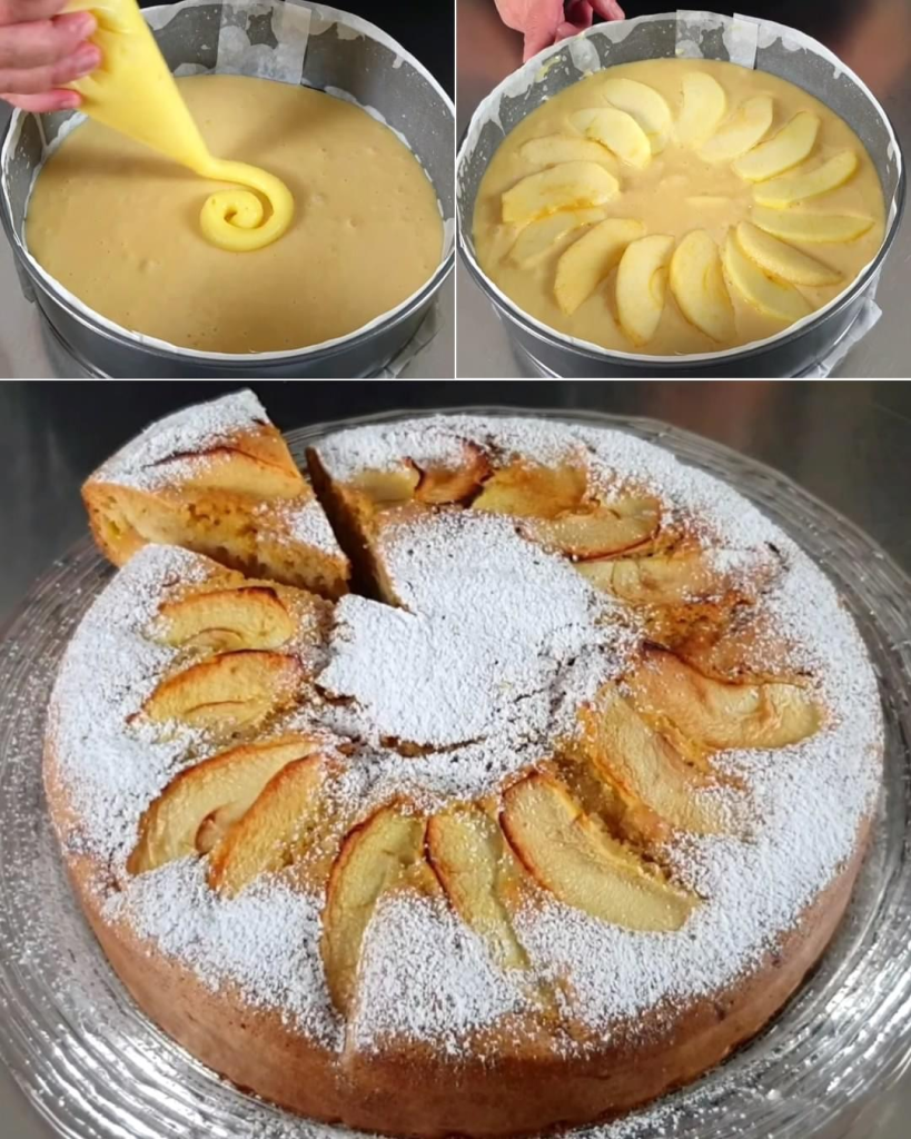 APPLE PIE WITH CUSTARD