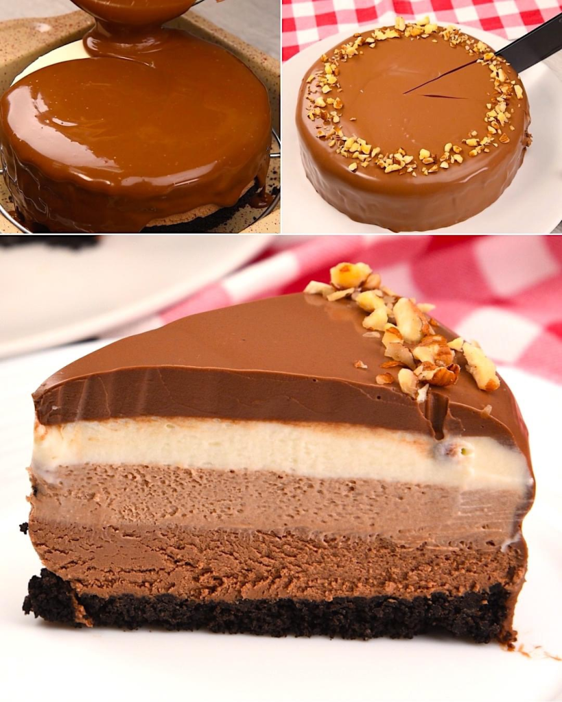 3 layers cheesecake