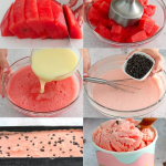 Watermelon ice cream