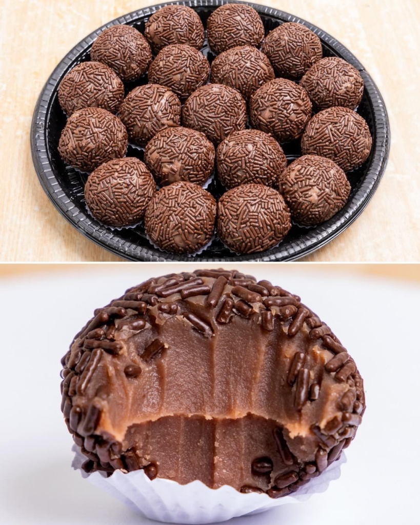 Delicious chocolate truffles