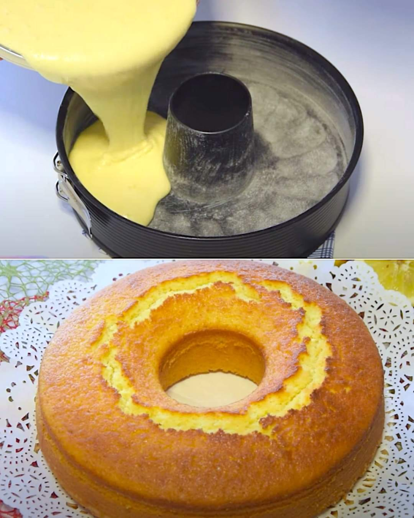 Lemon donut cake