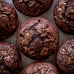 DOUBLE CHOCOLATE CHUNK MUFFINS