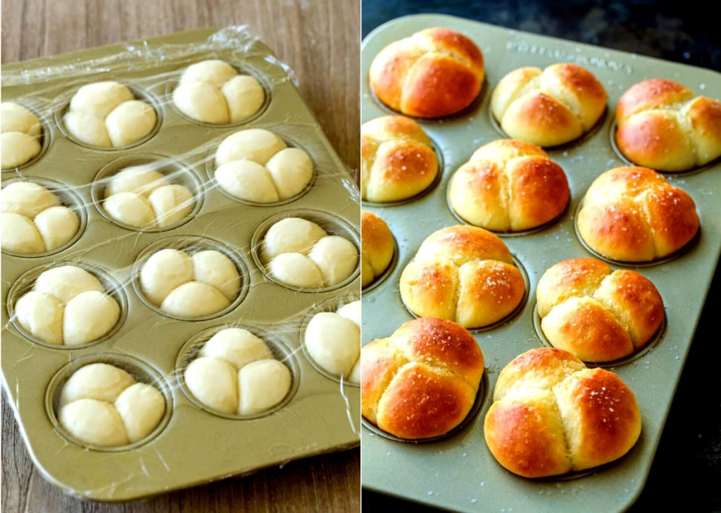 Condensed Milk Dinner Rolls