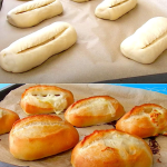 BISCUITS ICE CREAM & CHEESE BREAD ROLLS