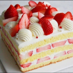 Strawberry Cream Cake Recipe