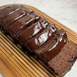 CHOCOLATE PROTEIN BANANA BREAD