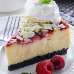 White Chocolate Raspberry Cheesecake 