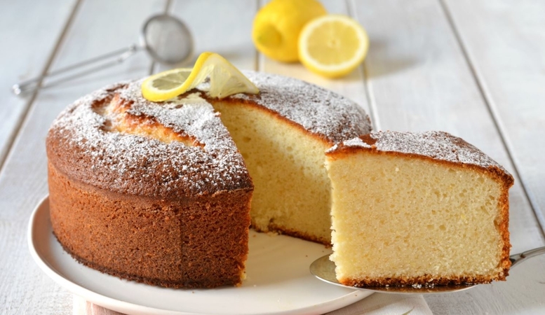 Moist Lemon Genoise Cake