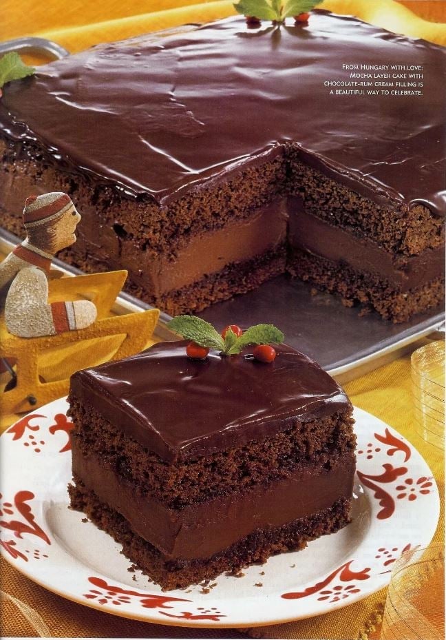 TRIPLE CHOCOLATE MOUSSE CAKE