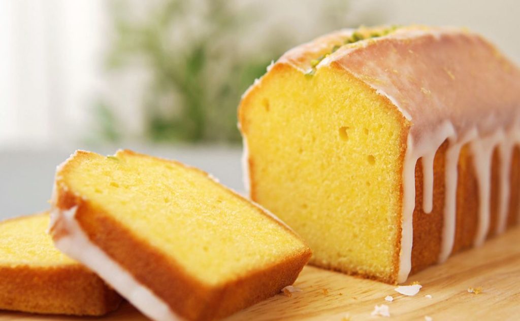 oft and Moist Lemon Frosted Pound Cake