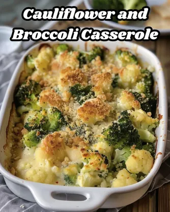 Cauliflower and Broccoli Casserole Recipe: A Cheesy Vegetable Delight