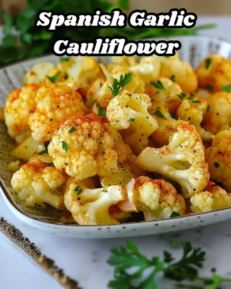 Spanish Garlic Cauliflower Recipe: A Flavorful Vegetarian Delight