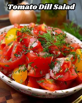 Tomato Dill Salad Recipe: A Fresh and Flavorful Delight