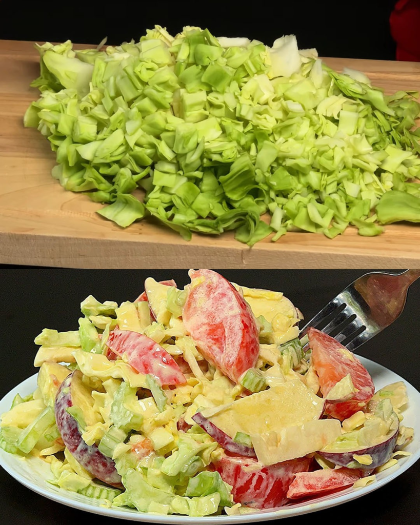 Light and Fresh Cabbage Salad Recipe